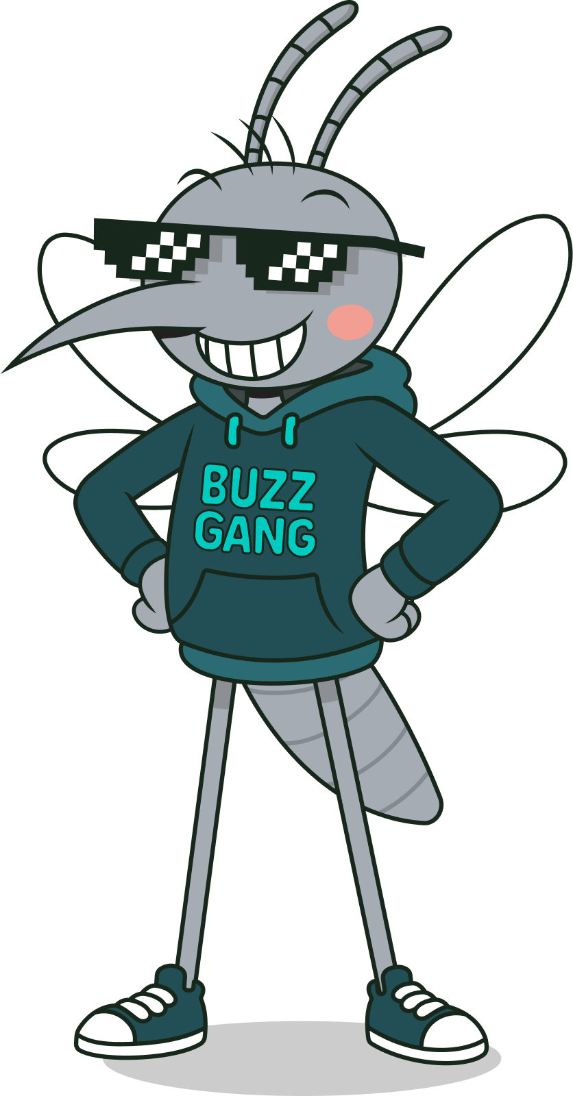 La Culex ($CULEX) Buzz Gang Cool Mosquito Character - Official Meme Coin Mascot